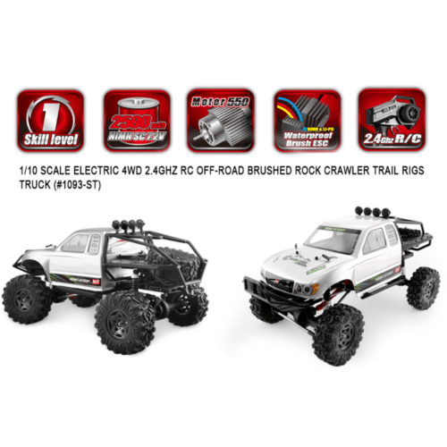 AU Store Remo hobby 2.4G 1/10 RC 4WD ORV Brushed Rock Crawler TRAIL RIGS Truck - iHobby Online