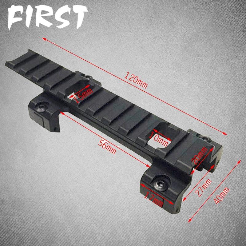 Metal MP5 Rise Rail Gel Blaster Parts 20mm Rail - iHobby Online