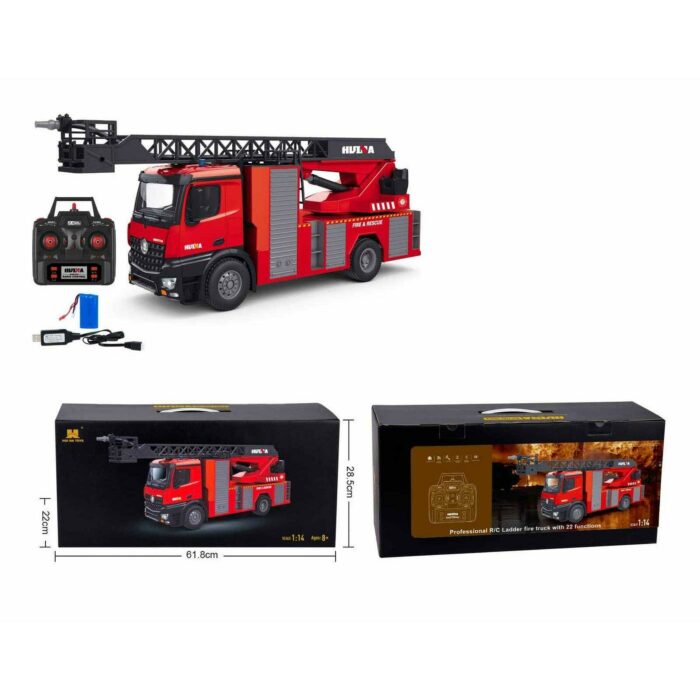 HUINA 1561 1:16 2.4GHz RC FIRE ENGINE TRUCK - iHobby Online