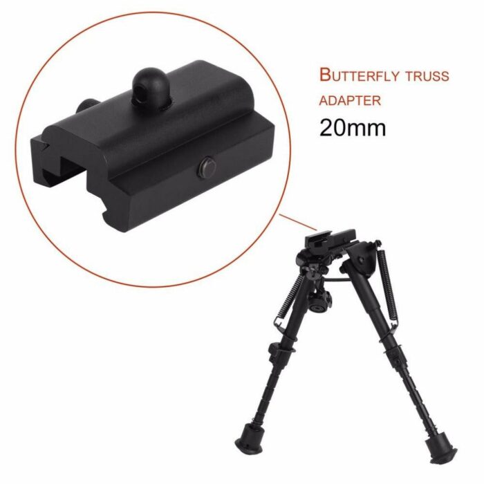 METAL RIFLE FIREARM BIPOD WITH IRS ADAPTOR FOR HARRIS - iHobby Online