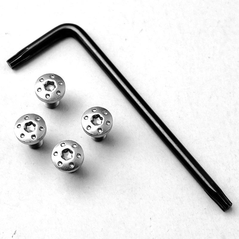 Tactics Torx Grip Screws - 4 Screws For G10 GE 1911 V10 Pistol Grip (Colour: Silver) - iHobby Online