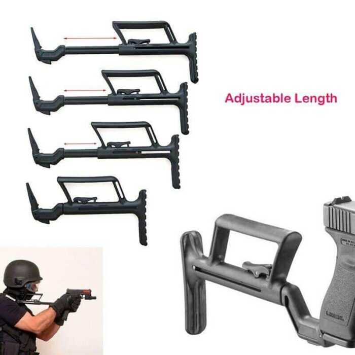 FAB Style Defense Collapsible Tactical Stock for For G17 G18 G19 (Colour: Black) - iHobby Online