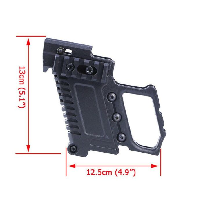 Glock Gel Blaster Pistol Carbine Kit Quick Reload For G17 G18 G19 (Colour: Black) - iHobby Online