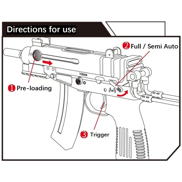 CZ SCORPION Vz61 Gel Blaster (Black) - Image 3
