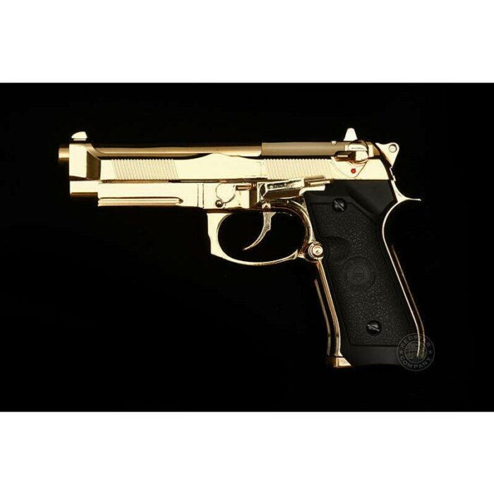 DOUBLE BELL Beretta M92 A1 M9 Gel blaster Gas POWERED Blowback (Golden Chrome) - iHobby Online