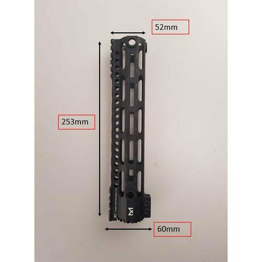 10" Midwest V1 Handguard Metal Gel Blaster Handguard Fishbone - iHobby Online