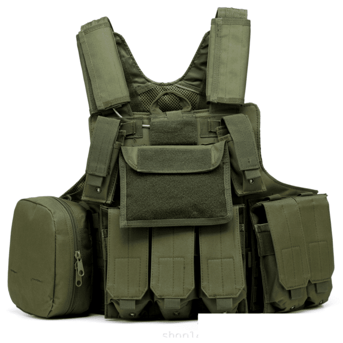 MILITARY TACTICAL MOLLE VEST RANGER OLIVE - iHobby Online