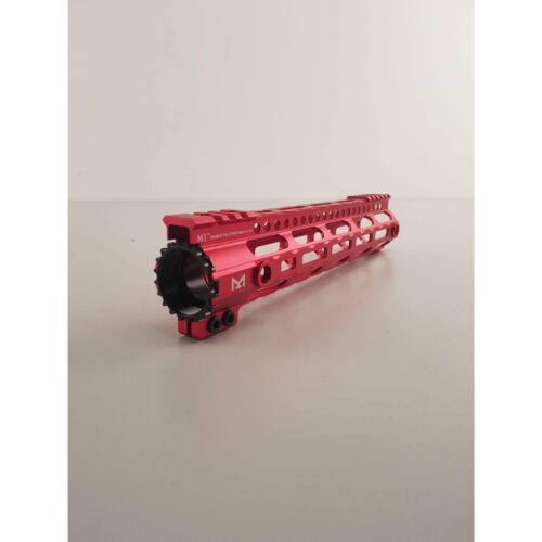 10" Midwest V1 Handguard Metal Gel Blaster Handguard Fishbone (Red) - iHobby Online