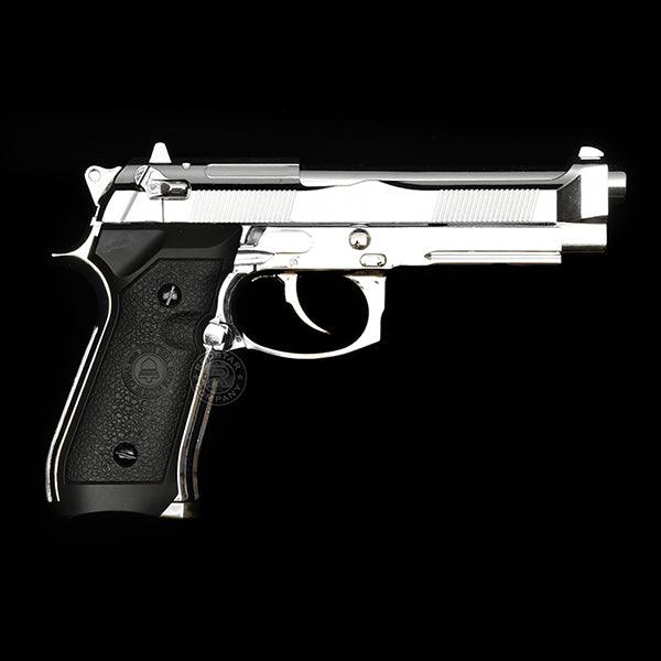 DOUBLE BELL Beretta M92 A1 M9 Gel blaster Gas POWERED Blowback (Silver Chrome) - iHobby Online