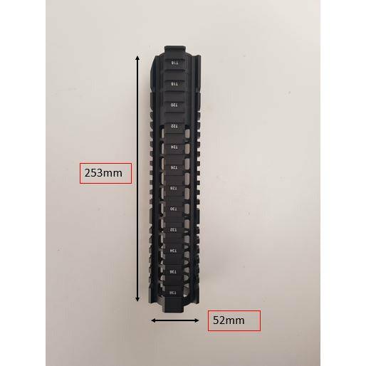 10" Noveske Handguard Metal Gel Blaster Handguard Fishbone - iHobby Online