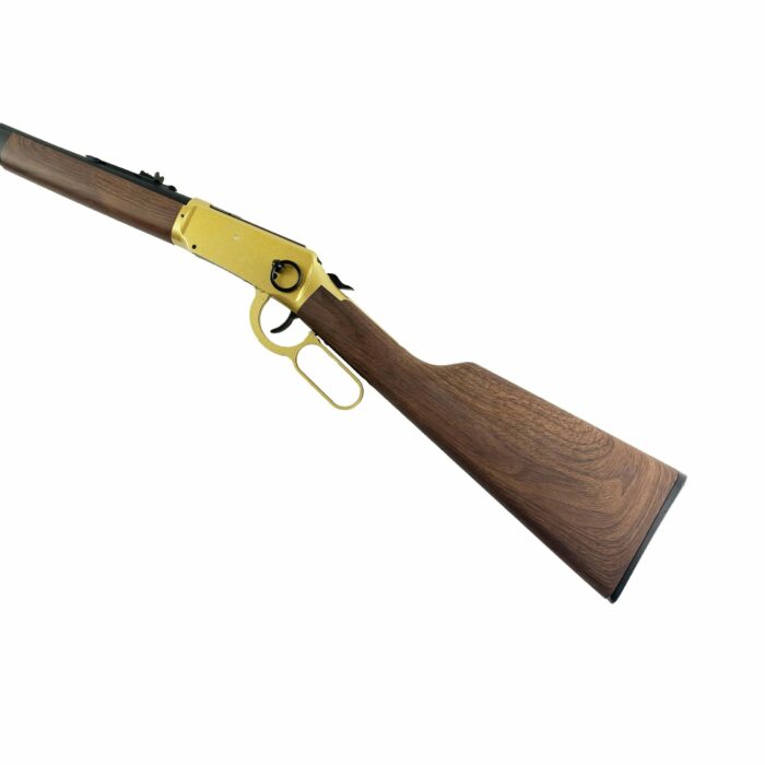 DOUBLE BELL WINCHESTER M1894 CO2 GAS POWERED GEL BLASTER REAL WOOD VERSION (Golden) - iHobby Online