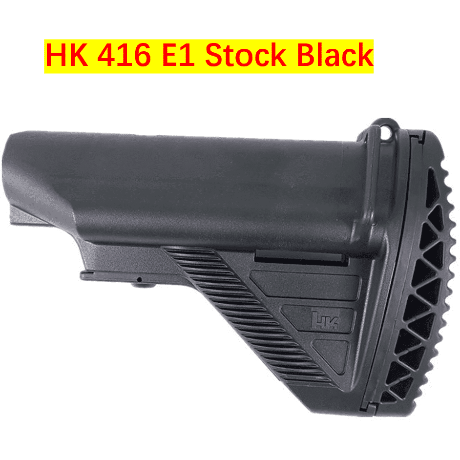 HK416 &417 E1 Stock Gel Blaster Stock (Colour: Black) - iHobby Online