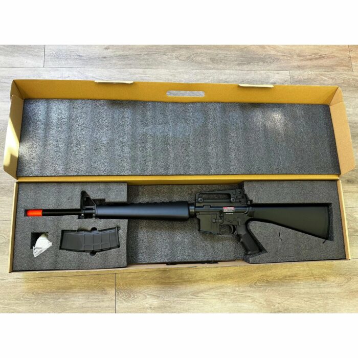 GOLDEN EAGLE MC6618M M16A1 GBBR Metal Gas Powered Gel Blaster - Image 4