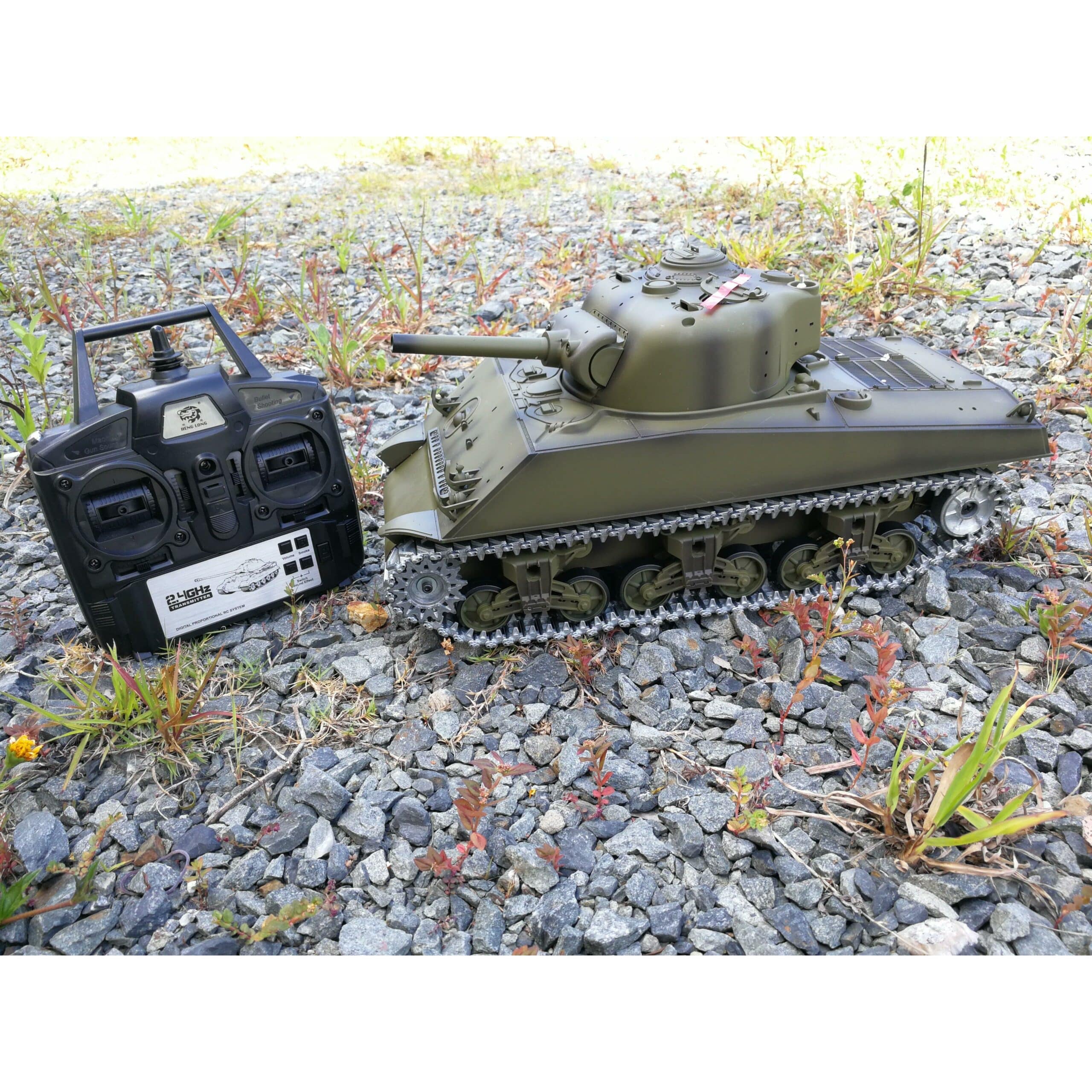 Au Store HengLong 1/16 Scale USA M4A3 Sherman RC Tank 3898-1 PRO Shoot Sound etc Metal Upgraded - iHobby Online