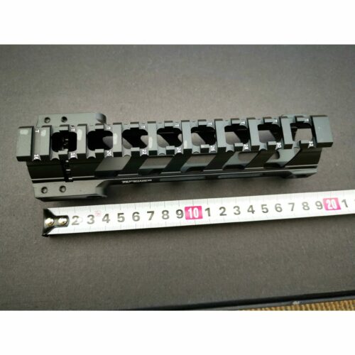 7" XPower Metal Handguard Gel Blaster Handguard Fishbone (Colour: Black) - iHobby Online