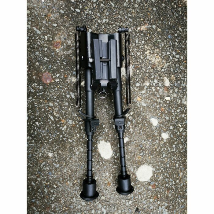 **PIVOT MOTION** RIFLE FIREARM BIPOD WITH IRS ADAPTOR FOR HARRIS (MATERIALS: NYLON and METAL) - iHobby Online