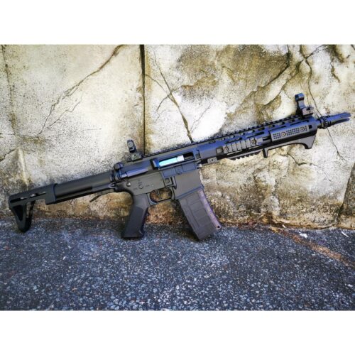 WELL M4 CQB GEL BLASTER UPGRADED METAL GEARBOX ALLOY BARREL NYLON AUS STOCK - iHobby Online