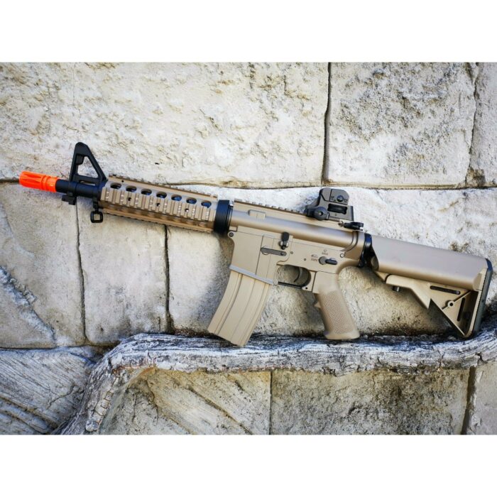 CYMA M4 CQB-R SOPMOD LiPo Ready Metal Gel Blaster AEG (Package: Tan) - iHobby Online