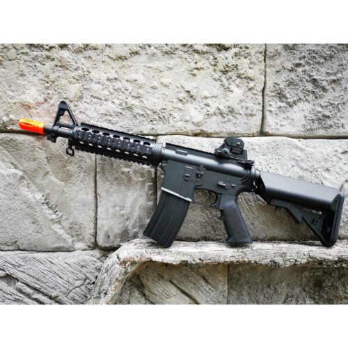 CYMA M4 CQB-R SOPMOD LiPo Ready Metal Gel Blaster AEG (Package: Black) - iHobby Online