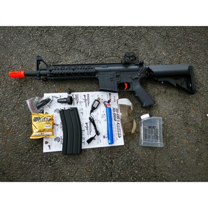 CYMA M4 Gel Blaster AEG with 8" 4 Rail Handguard (Color: Black) - iHobby Online