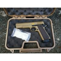 GOLDEN EAGLE 3306T GM1911 GEL BLASTER (CO2 POWERED) Hi-Capa 4.3 VERSION GAS BLOWBACK (Colour: Tan) - iHobby Online
