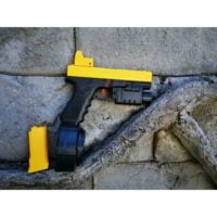 JINMING X2 GLOCK 18 Pistol Gel Blaster With Stick Mag And Drum Mag - iHobby Online