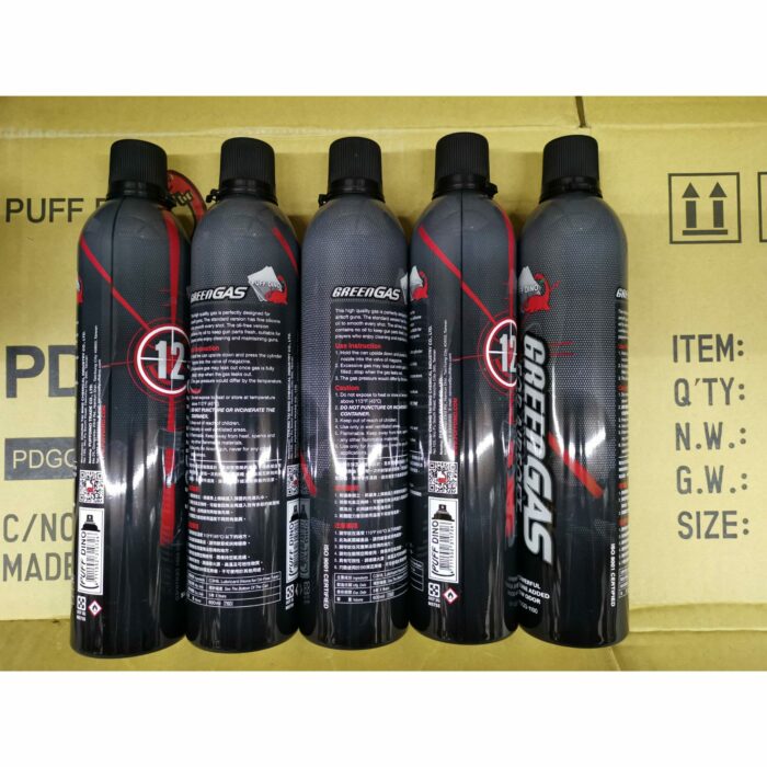 5 of PUFF DINO GREEN GAS - BLACK BOTTLE - 12KG LOW ODOR - iHobby Online