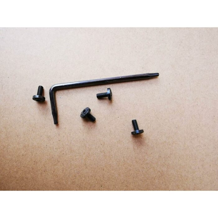 Tactics Torx Grip Screws - 4 Screws For G10 GE 1911 V10 Pistol Grip (Colour: Black) - iHobby Online