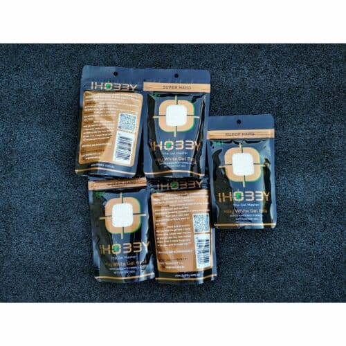 5 PACKS OF MILKY WHITE GEL BALLS SUPER HARD FOR GEL BLASTERS (GOLDEN PACK) - iHobby Online