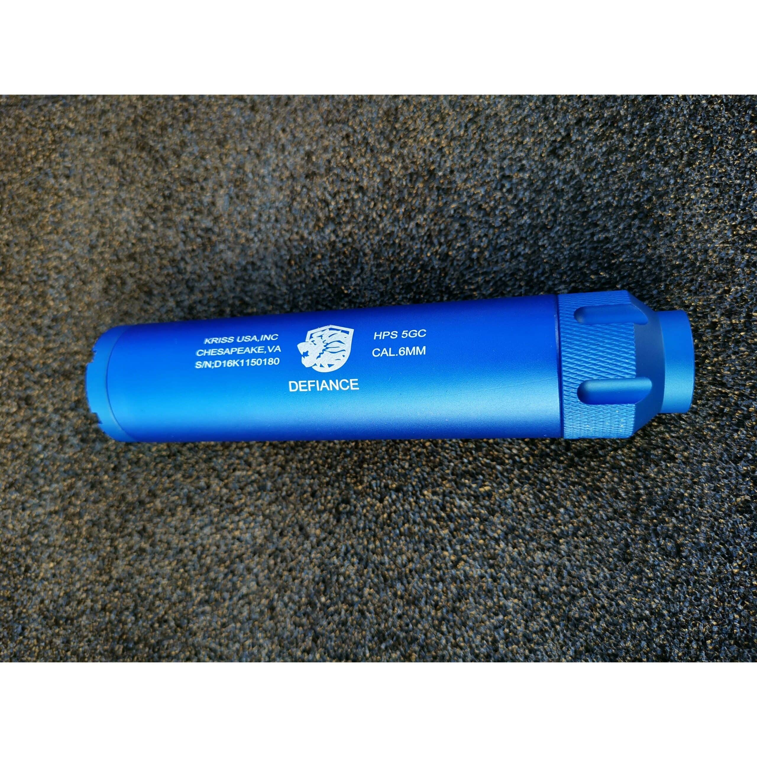 Lion-Head - 19mm Metal Suppressor (Colour: Blue) - iHobby Online