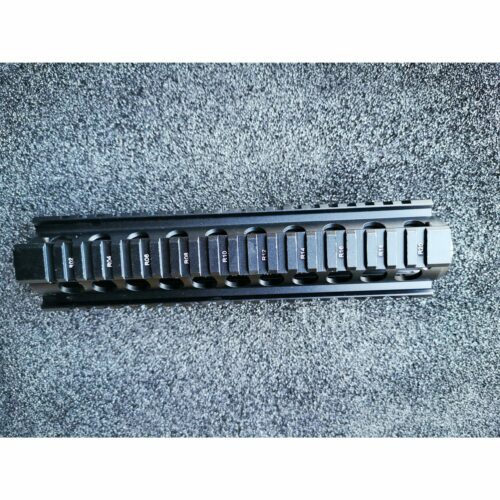 9 Inches Round Hole M4 AR15 M16 Rifle Quad Rail Handguard Picatinny Mounting Carbine Rifle Gel Blaster (Colour: Black) - iHobby Online