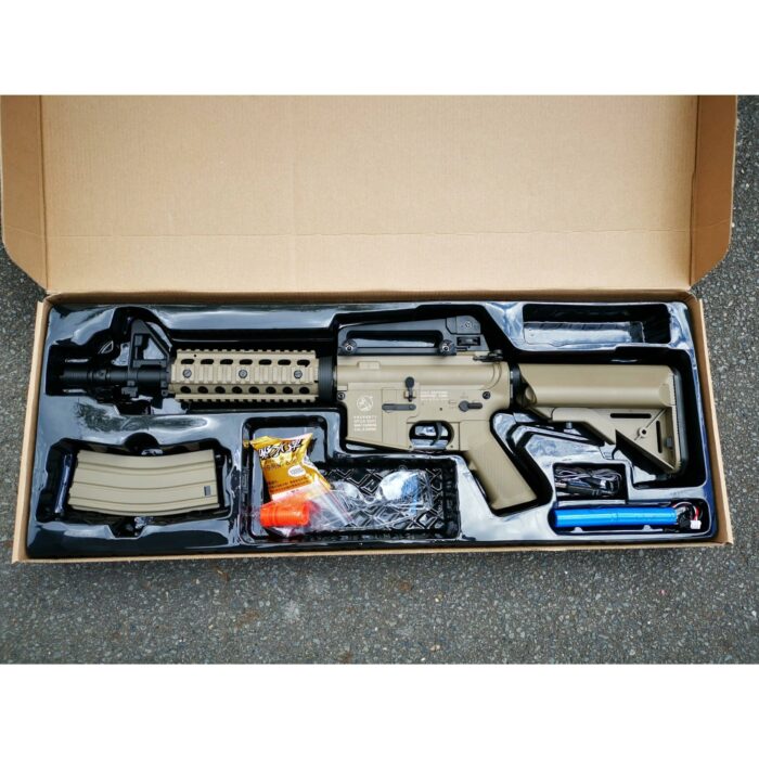 IHOBBY M4A1 Gen10 Gel Blaster With Carry Handled (Package: Tan) - iHobby Online
