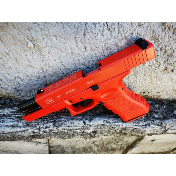 Double Bell Glock 17 G17P Gen5 Type Coloring Gas Blowback Gel Blaster Red Practice Custom Green Gas Version - iHobby Online