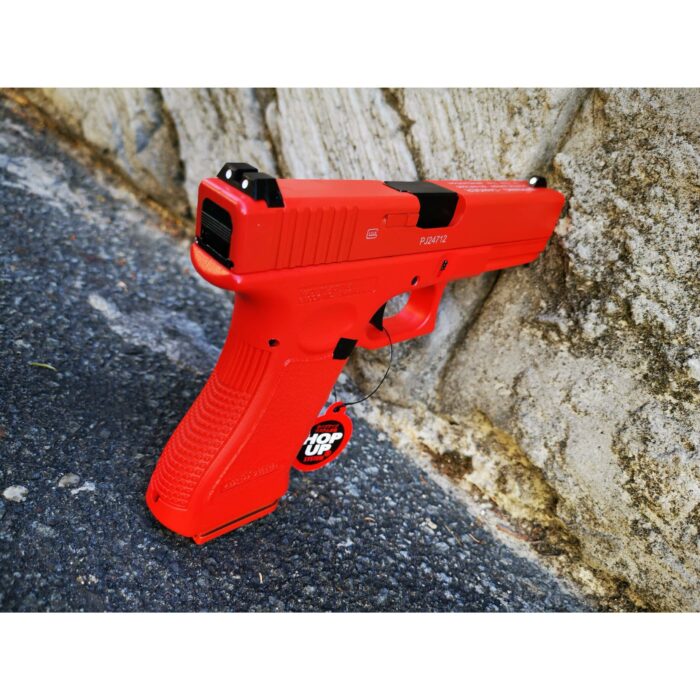 Double Bell Glock 17 G17P Gen5 Type Coloring Gas Blowback Gel Blaster Red Practice Custom Green Gas Version - iHobby Online