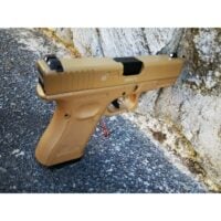 DOUBLE BELL Glock 19 GEN4 Gas Blowback Gel Blaster Full Engraving Resin Frame Edition Green Gas Version (Tan) - iHobby Online