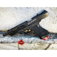 DOUBLE BELL Glock 17L Type ZEVII 9MM Combat Master Custom Gas Blowback Gel Blaster Green Gas Version - iHobby Online