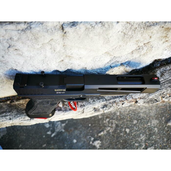 DOUBLE BELL Glock 17L Type ZEVII 9MM Combat Master Custom Gas Blowback Gel Blaster Green Gas Version - iHobby Online