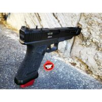 DOUBLE BELL Glock 17L Type ZEVII 9MM Combat Master Custom Gas Blowback Gel Blaster Green Gas Version - iHobby Online
