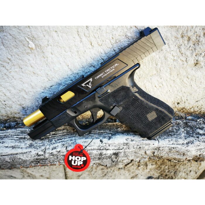 Double Bell Glock 19 TTI ver Type John Wick2 Combat Master Custom Gas Blowback Gel Blaster Green Gas Version - iHobby Online
