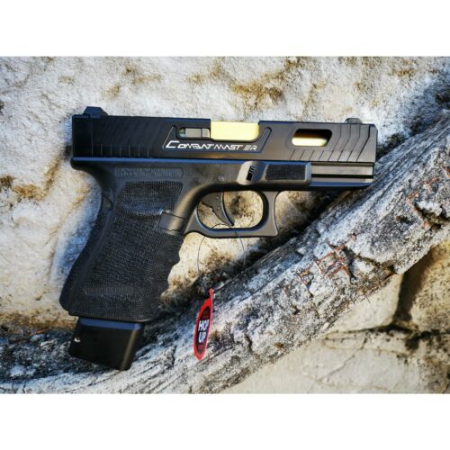 Double Bell Glock 19 TTI ver Type John Wick2 Combat Master Custom Gas Blowback Gel Blaster Long Green Gas Mag Version - iHobby Online