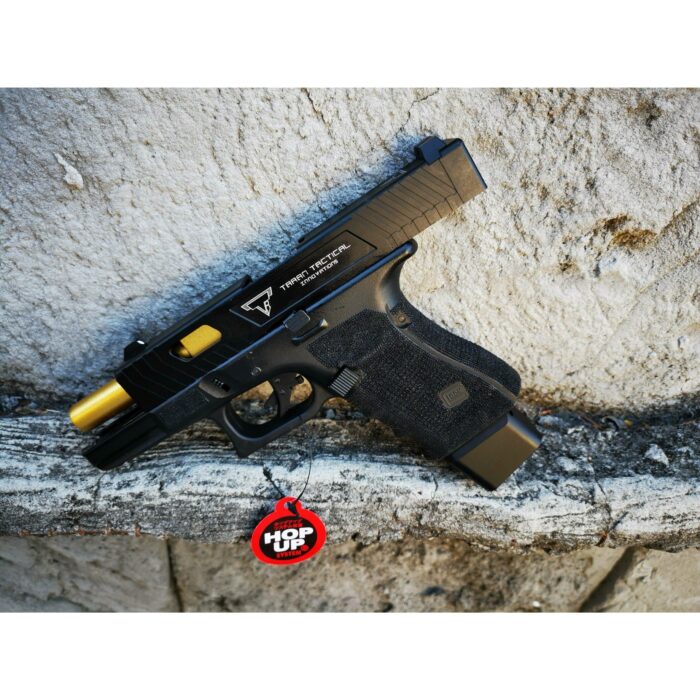 Double Bell Glock 19 TTI ver Type John Wick2 Combat Master Custom Gas Blowback Gel Blaster Long Green Gas Mag Version - iHobby Online
