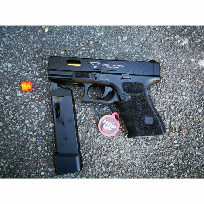 Double Bell Glock 19 TTI ver Type John Wick2 Combat Master Custom Gas Blowback Gel Blaster Long Green Gas Mag Version - iHobby Online