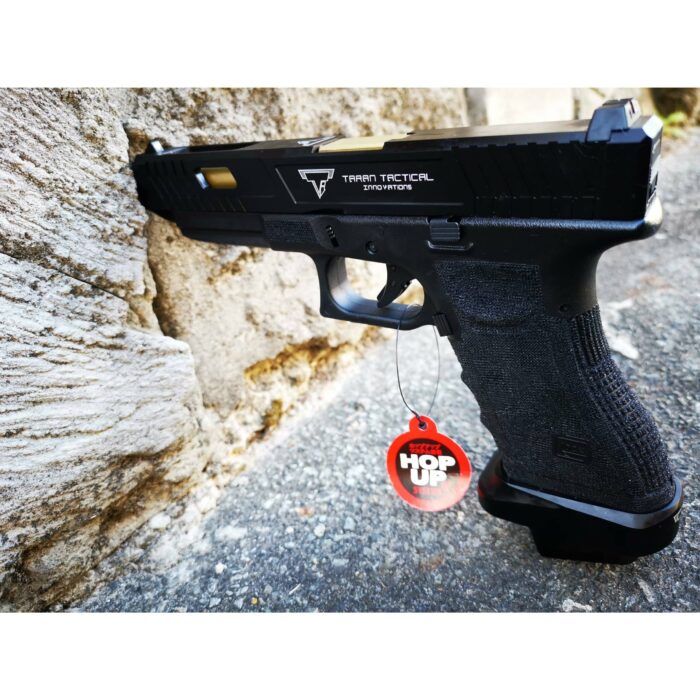 DOUBLE BELL Glock 34 TTI Type John Wick2 Combat Master Custom Gas Blowback Gel Blaster Black Resin Frame Green Gas Version - iHobby Online