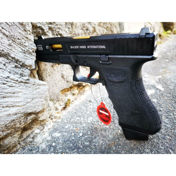 DOUBLE BELL Glock 17 SAI Gel Blaster - Custom Deluxe (Green Gas Version Blowback) - iHobby Online