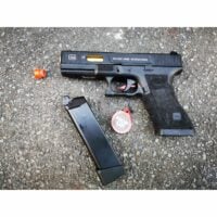 DOUBLE BELL Glock 17 SAI Gel Blaster - Custom Deluxe (Green Gas Version Blowback) - iHobby Online
