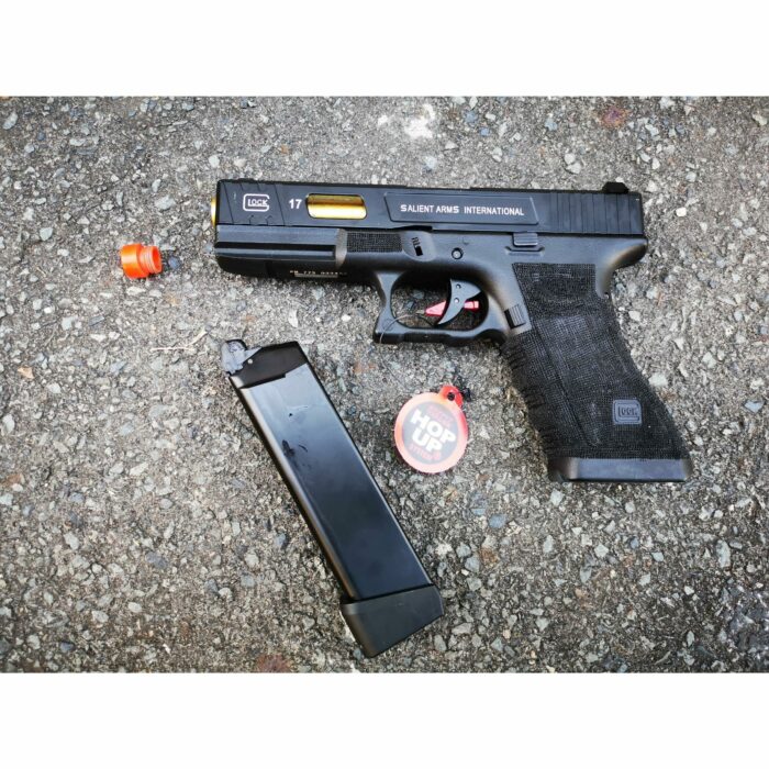 DOUBLE BELL Glock 17 SAI Gel Blaster - Custom Deluxe (Green Gas Version Blowback) - iHobby Online