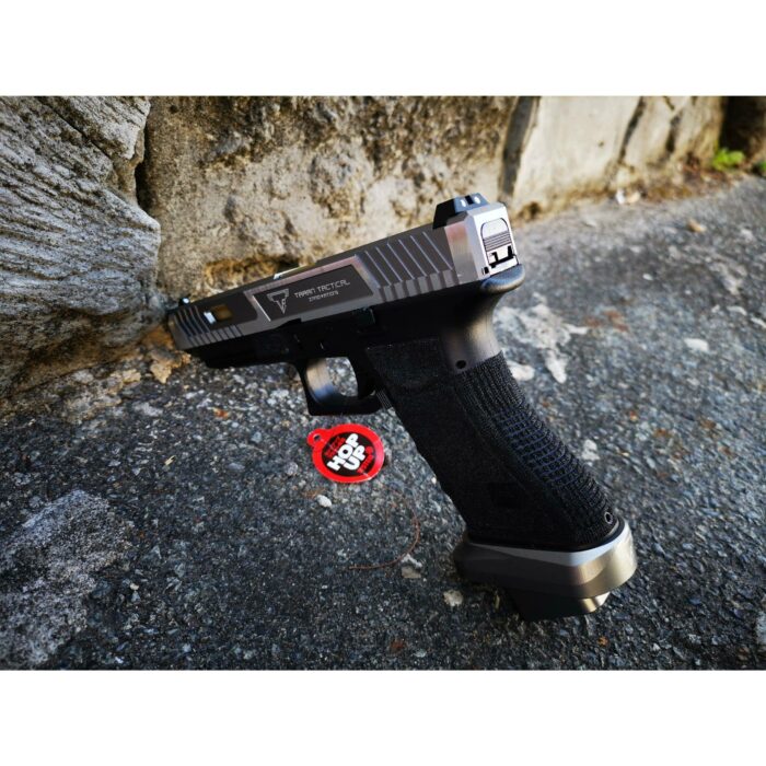 VIP Version - DOUBLE BELL Glock 34 TTI Type John Wick2 Combat Master Custom Gas Blowback Gel Blaster Silver Resin Frame Green Gas Version - iHobby Online
