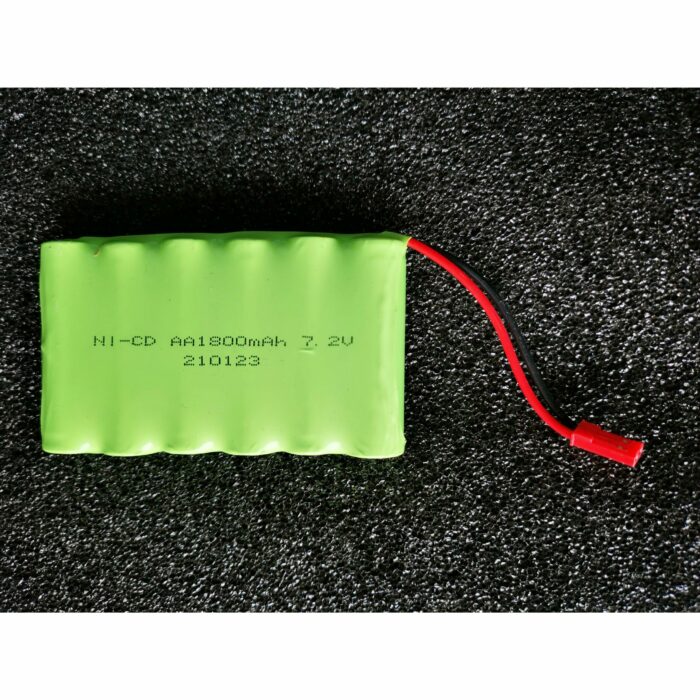 1800mAh 7.2V Ni-CD Battery For RC Racing Cars, Boats, Tanks, or other - iHobby Online