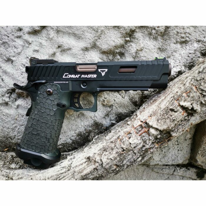GOLDEN EAGLE 2011 TTI Style JW John Wick Pistol With Wood Case Hi-Capa GBB Gel Blaster - iHobby Online