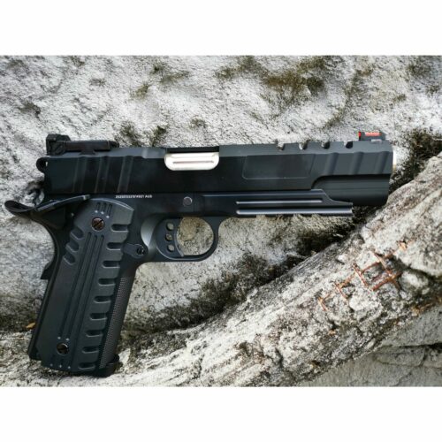 GOLDEN EAGLE 3405 FULL METAL FULL METAL CNC GMX SLIDE OPS MRP GAS BLOW BACK GAS POWERED GEL BLASTER PISTOL IN BLACK - iHobby Online